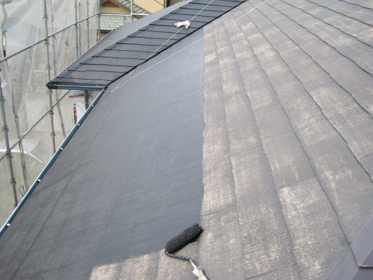 山梨県南アルプス市　屋根塗装　下地処理　下地調整　耐久性