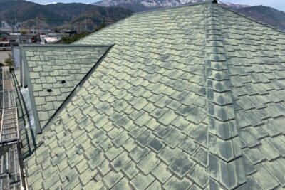 山梨県上野原市　屋根塗装工事