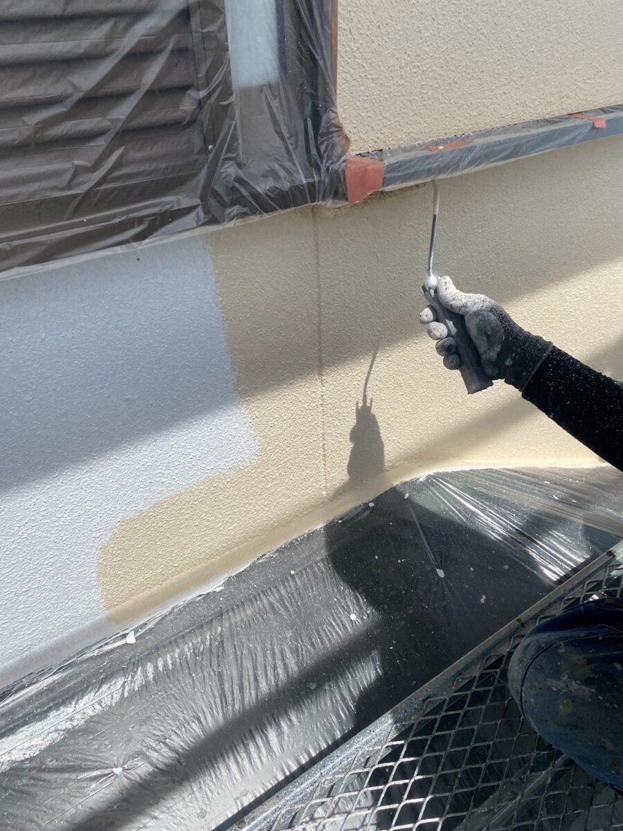 山梨県甲斐市　M様邸　下屋根の塗装と外壁塗装