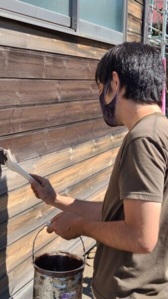 山梨県韮崎市　Y様邸　屋根・外壁塗装工事　木部塗装のポイント