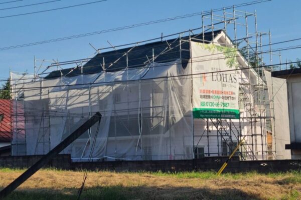 山梨県韮崎市　屋根・外壁塗装工事　塗装工事は足場が必要？