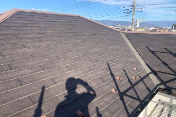山梨県山梨市　屋根・外壁塗装工事　屋根の劣化症状