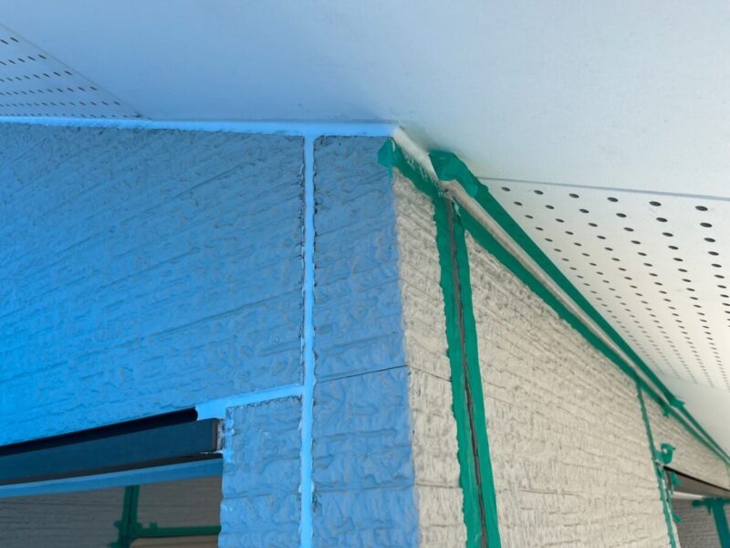 山梨県甲斐市　T様邸　屋根・外壁塗装工事　外壁目地コーキング打ち替え工事