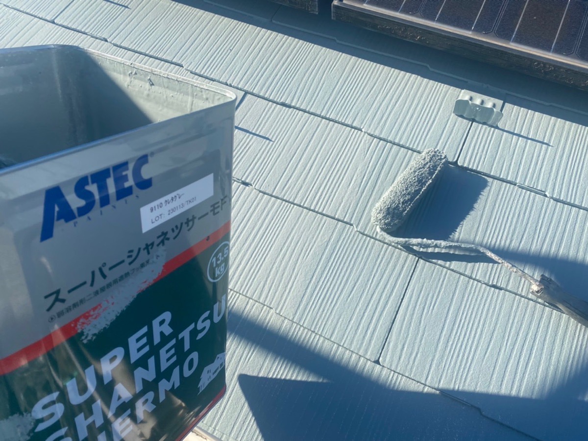 山梨県甲斐市　T様邸　屋根・外壁塗装工事　屋根塗装仕上げ　遮熱塗装の魅力を解説！