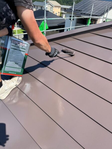 山梨県南都留郡富士河口湖町　屋根塗装・外壁塗装工事　塗装工事は屋根と外壁のセットがおすすめ！