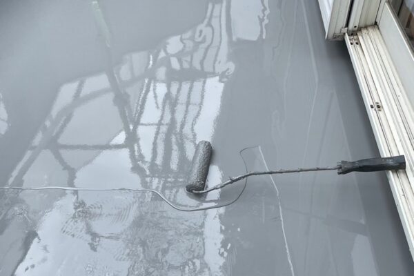 山梨県笛吹市　屋根塗装・外壁塗装・ベランダ防水工事　ベランダウレタン防水工事を行いました！