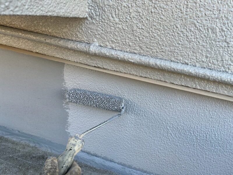 山梨県笛吹市　外壁塗装工事　付帯部　基礎塗装のメリット