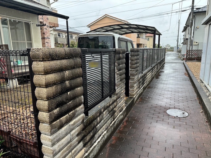 高圧洗浄は建物以外のところも行えます！｜山梨県南アルプス市