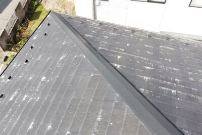 山梨県山梨市 屋根塗装・外壁塗装工事「塗装が剥がれていた屋根がこんなにきれいになってよかったです！」